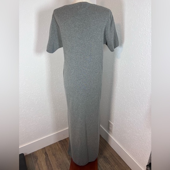 Nu-In Short Sleeve Maxi Slit Knit Dress - Picture 4 of 7